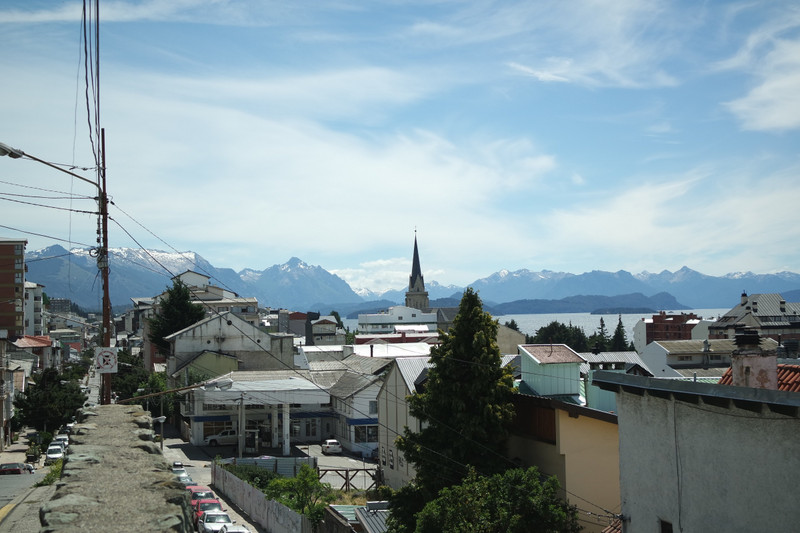 The town of Bariloche on the northern edge of Patagonia