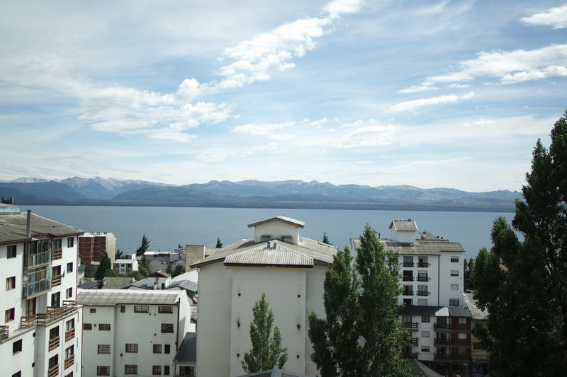 The amazing view from our apartment, Bariloche 