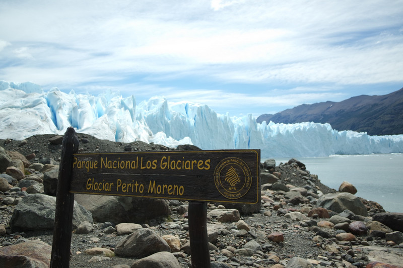 The mighty Perito Moreno Glacier