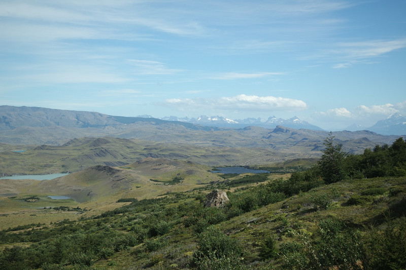 Views on the descent from the Base de las Torres