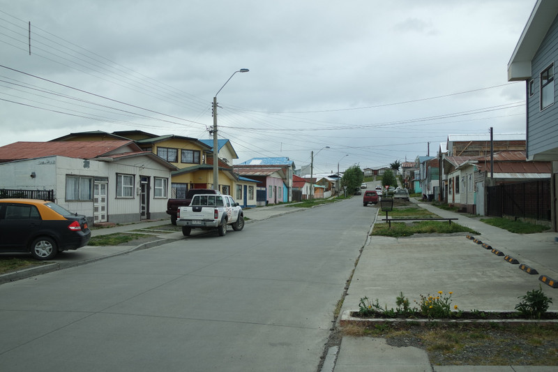 The remote town of Puerto Natales, the gateway to the TDP National Park 