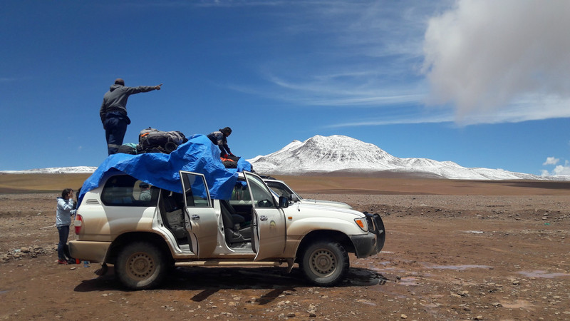 Our transport across the Salt Flats Tour to Uyuni!