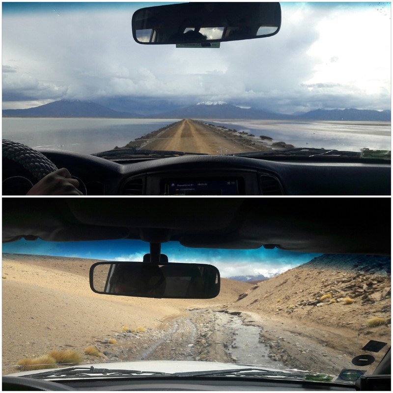 Some of the tracks that we took along our Salt Flats Tour!