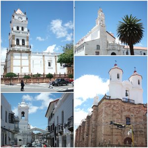 Some of the beautifullchurches in Sucre! 