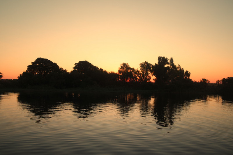 Sunset at Chobe National Park