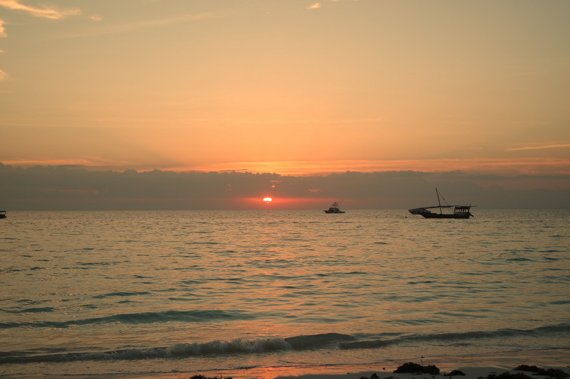 Sunset at Zanzibar 
