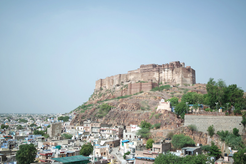 The impressive Mehrangarh Fort
