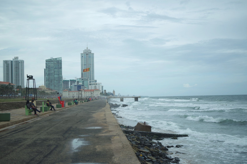 The promenade in Colombo 
