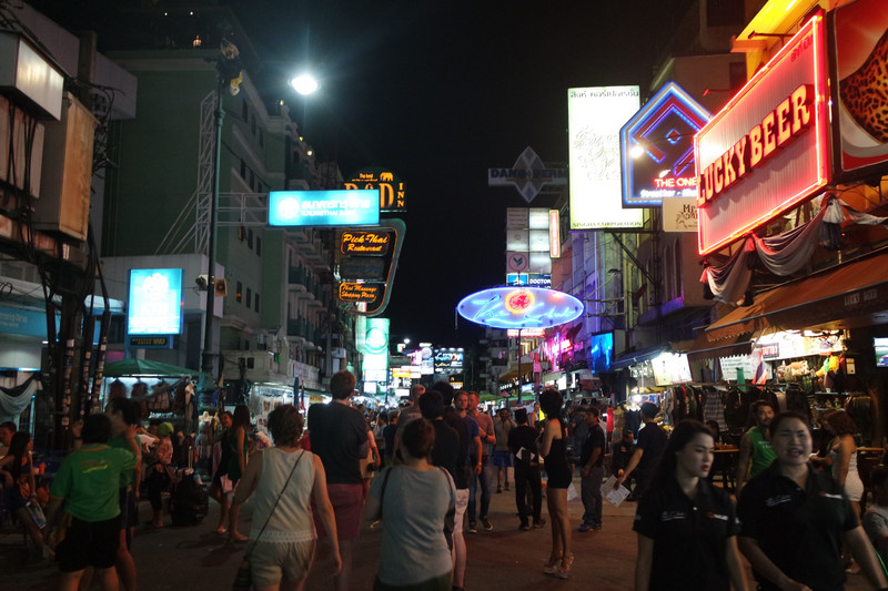 The chaotic Khao San Road