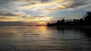 Sunset on Baan Thai beach, Koh Phangan