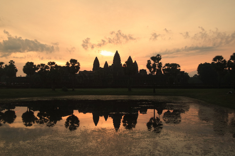 Angkor Wat Temple at sunrise