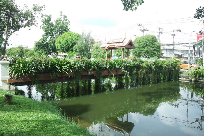 The moat surrounding the Old City, Chiang Mai 