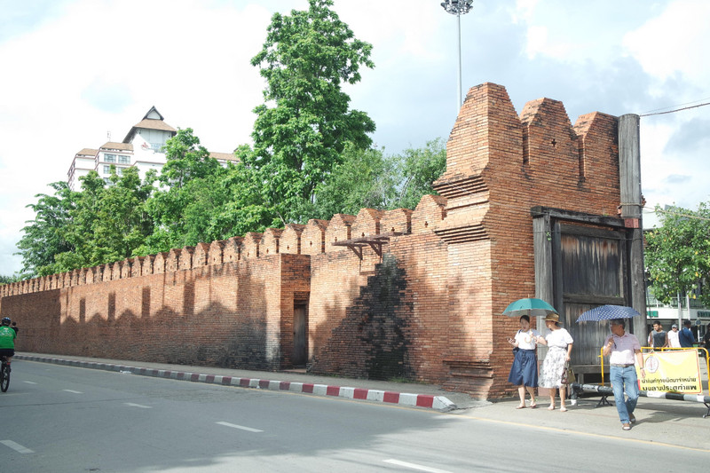 What's left of the Old City Wall, Chiang Mai  