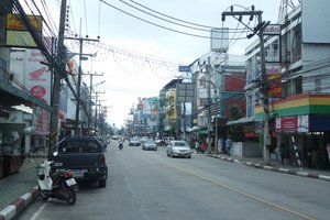 Quite streets in Chiang Rai 