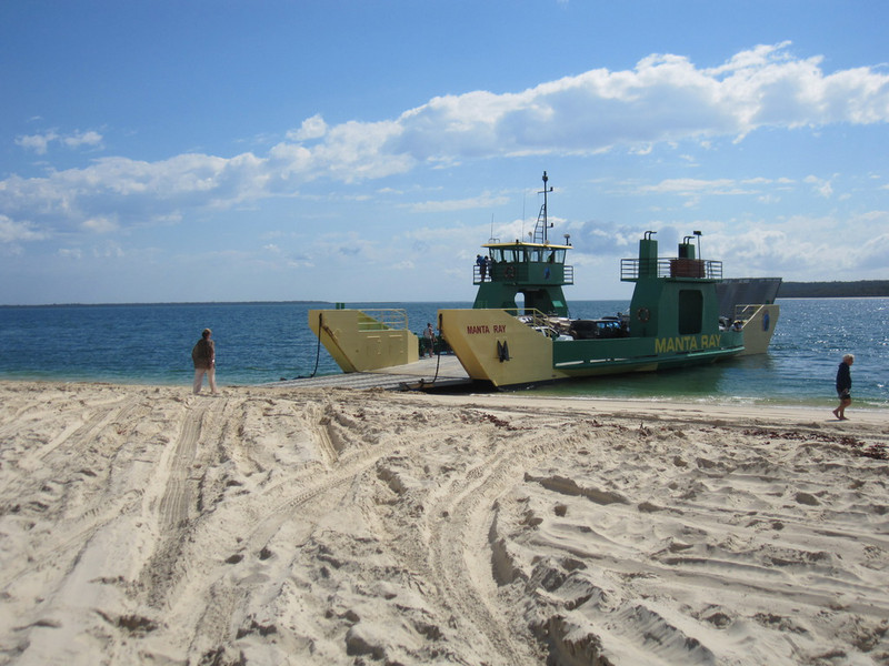 Barge from Inskip Point