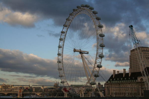 London Eye Closed Up