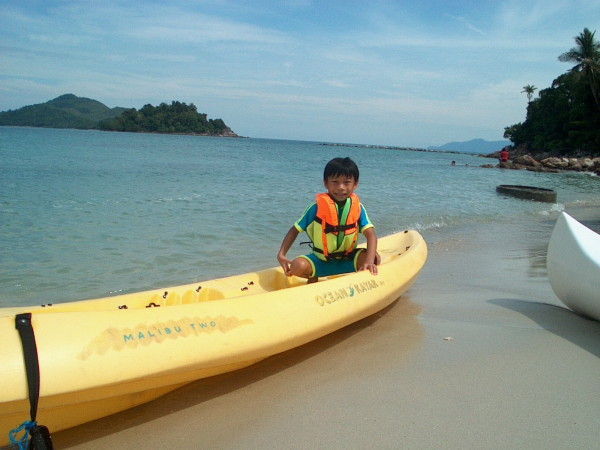 Photo with kayak