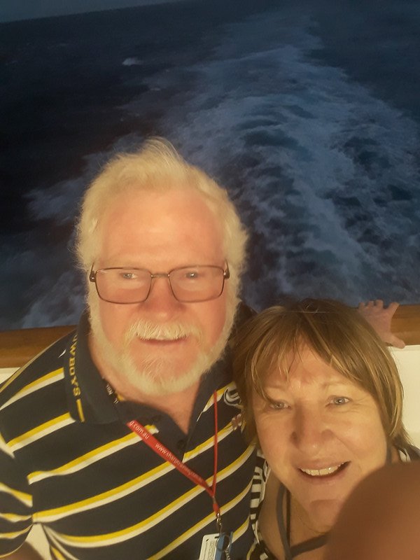 Back of the ship selfie
