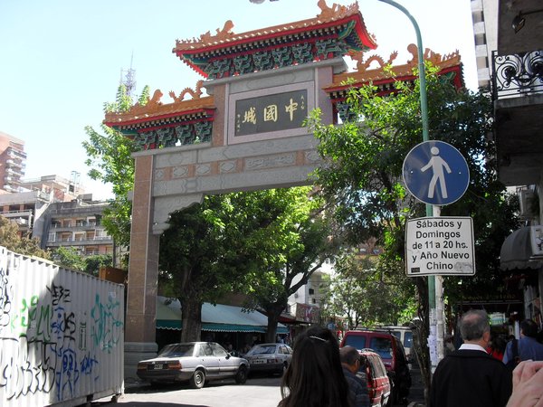 Entrance to China town