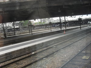 Paris from the train arrival 