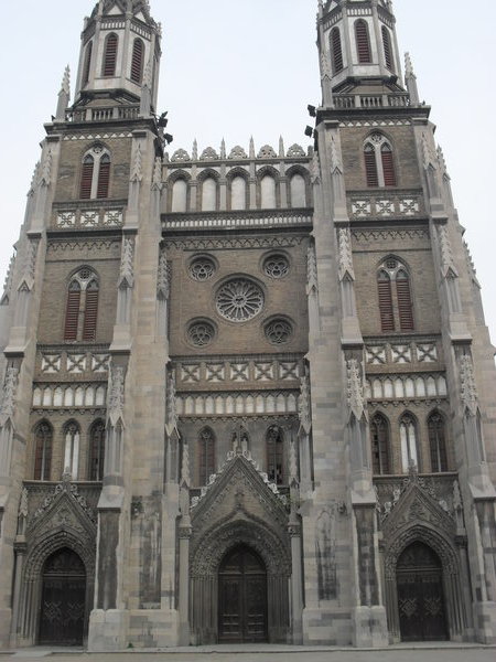 Front view of cathedral