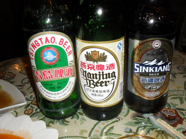 Beer from Beijing and Xinjiang