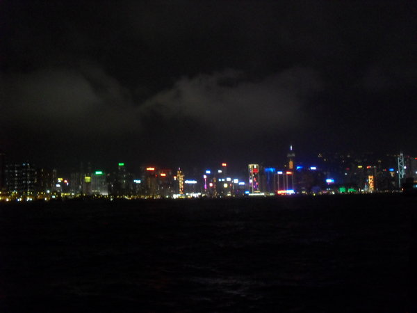 Hong Kong Island across the bay