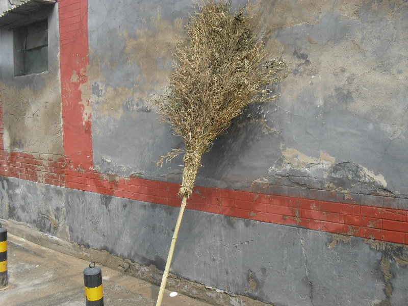 typical handmade broom