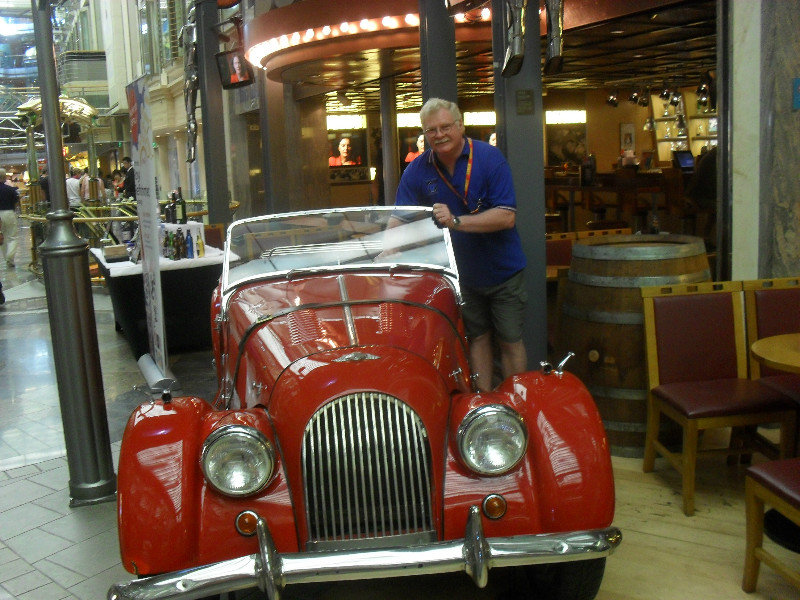 yes its a car on the ship