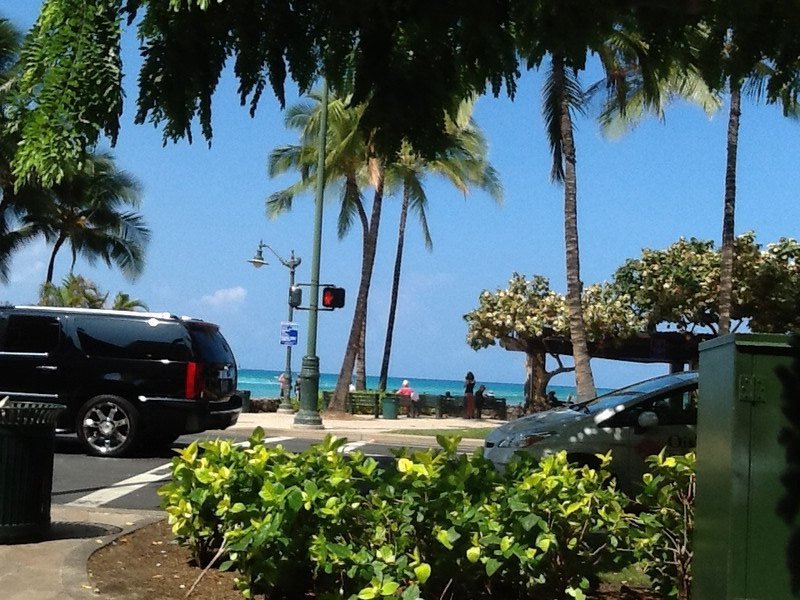 View from Maccas Waikiki beach