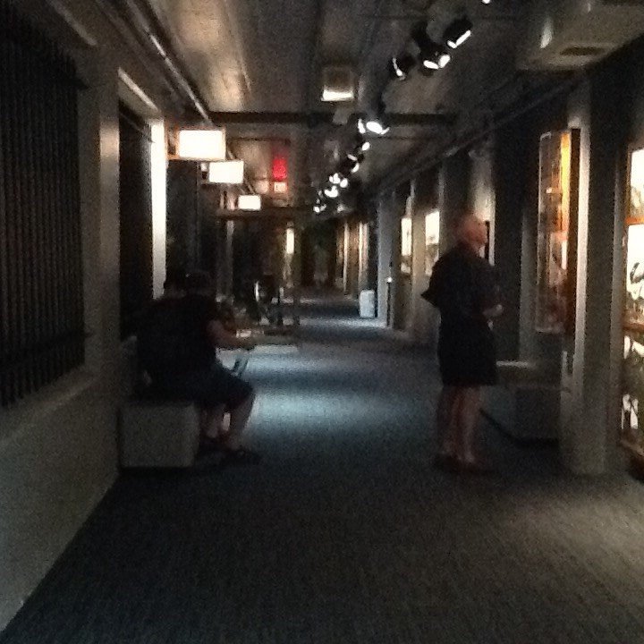 Museum corridor
