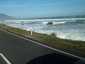 On the drive from Westport to Greymouth