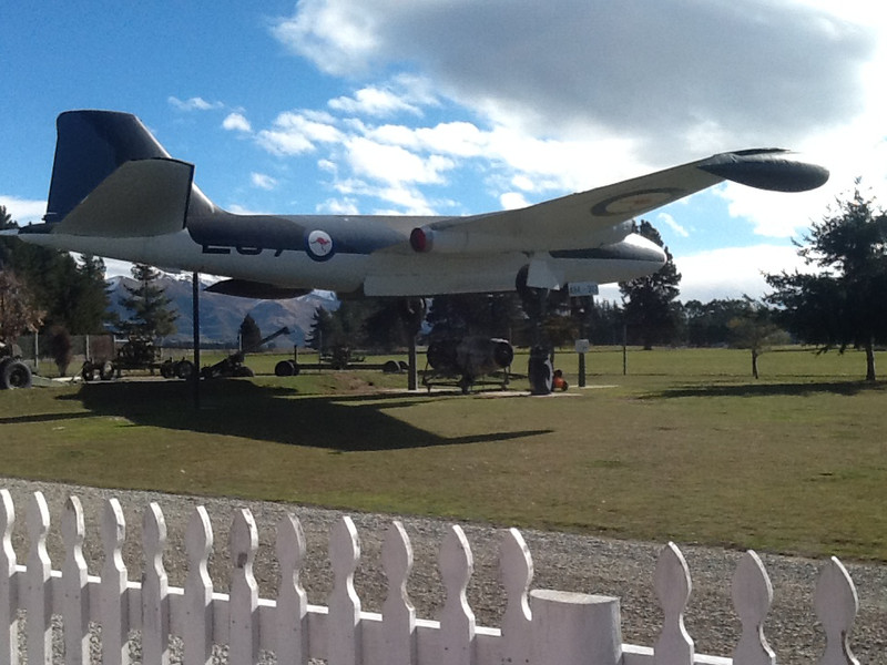 Canberra bomber at Transport Museum