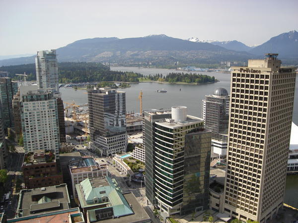 Vancouver from the sky tower