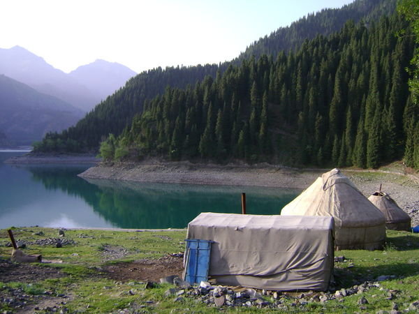 Yurts at Heavenly Lake