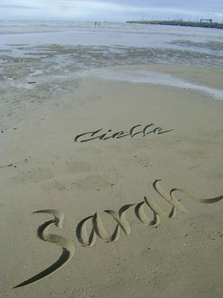Sand Calligraphy