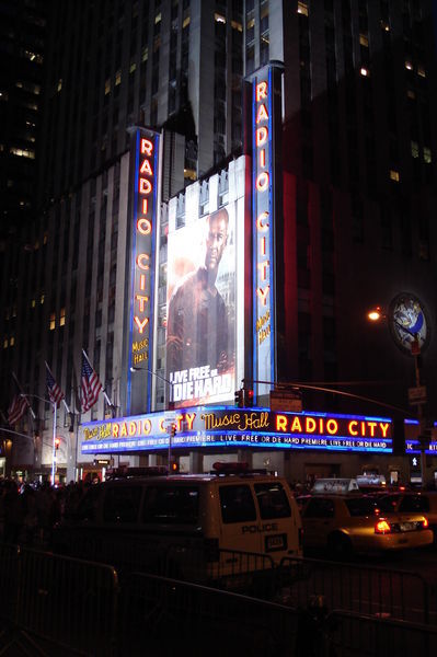 Die Hard Premiere at Radio City