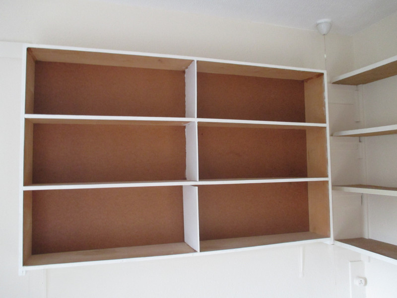 Bookshelves Made by Dad