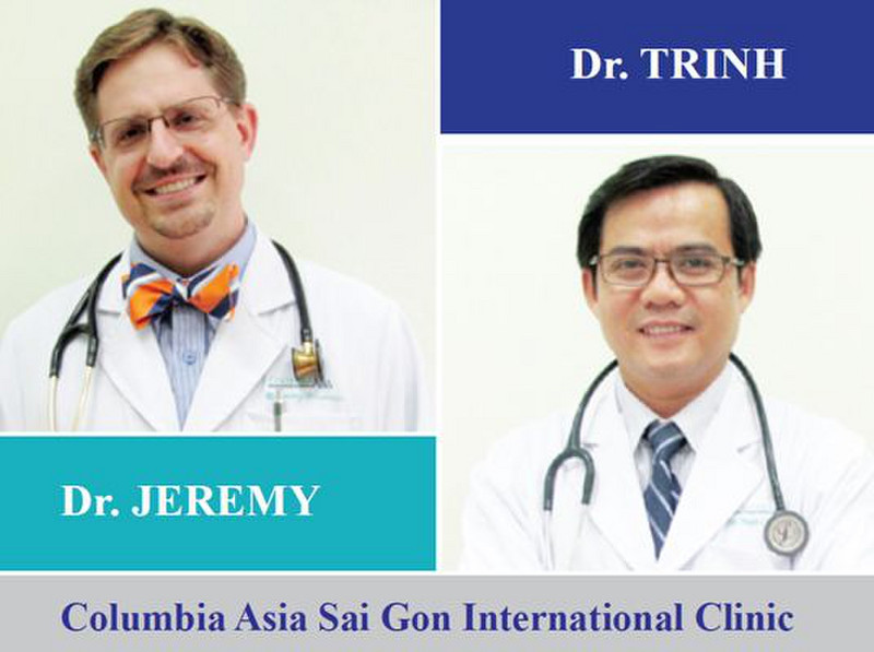The Superb Dr Trinh (on the right)