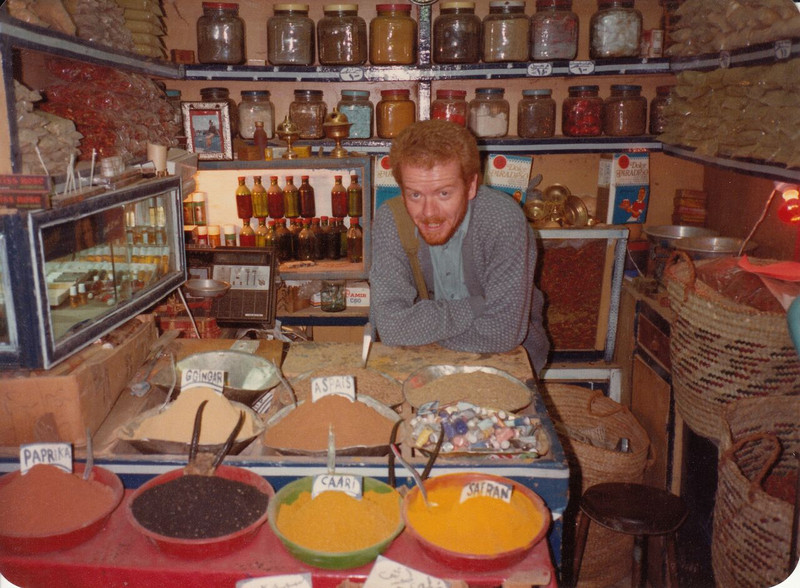 Derek in an Aswan Spice Shop