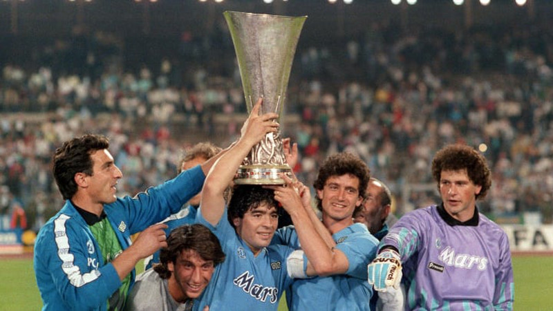 Winning the Scudetto with Napoli 1987