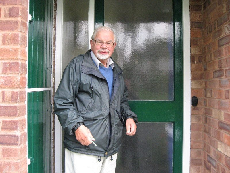 Outside His Front Door 2007