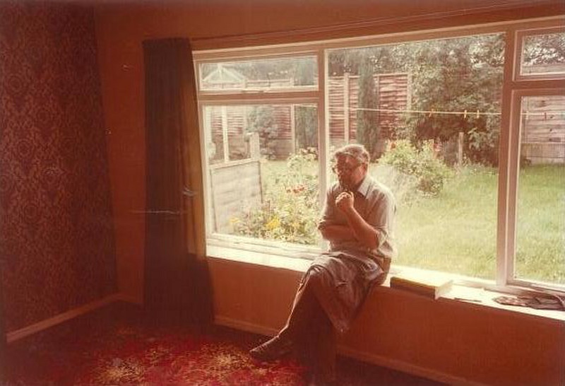 With Trademark Pipe on My Window Sill, Stourbridge 1984