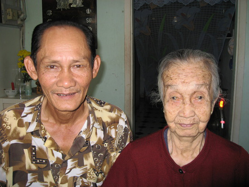 Grandmother and Son (Thuy's Father)