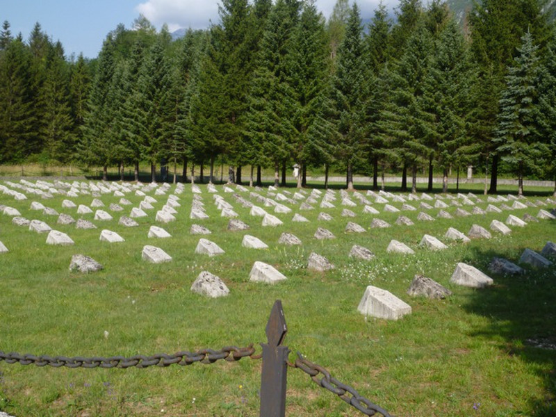 Graveyard just outside Bovec