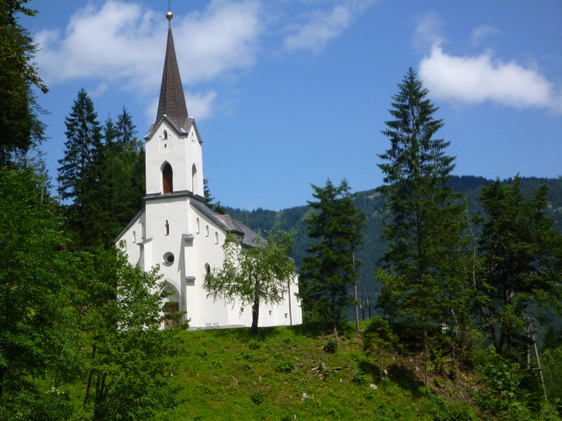 Church on way out of Austria