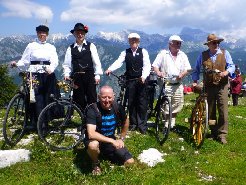 Slovenian cycling team circa 1900