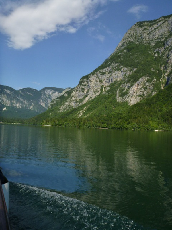 Western end of Lake Bohinj