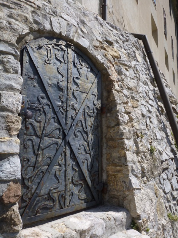 Door on northern side of castle