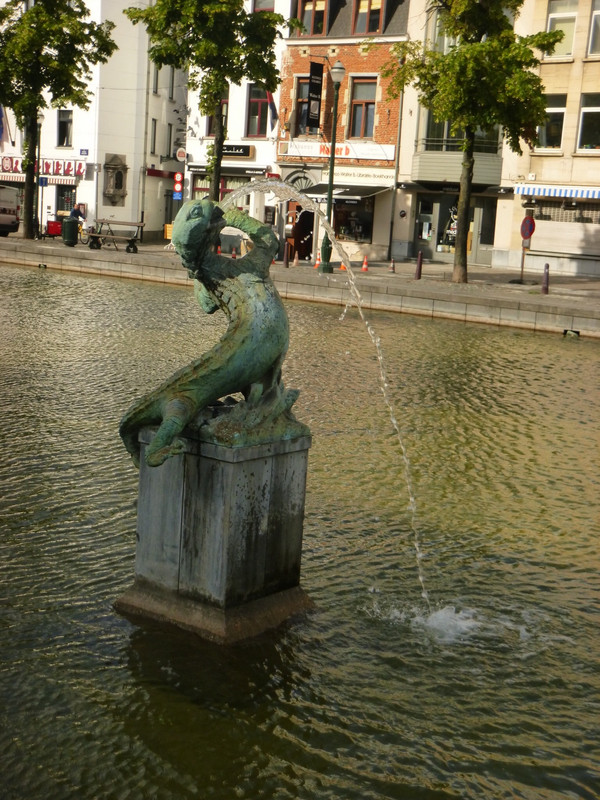Fountain near Place St Catherine